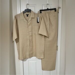 Godbody Linen Pant Suit XXL NWT